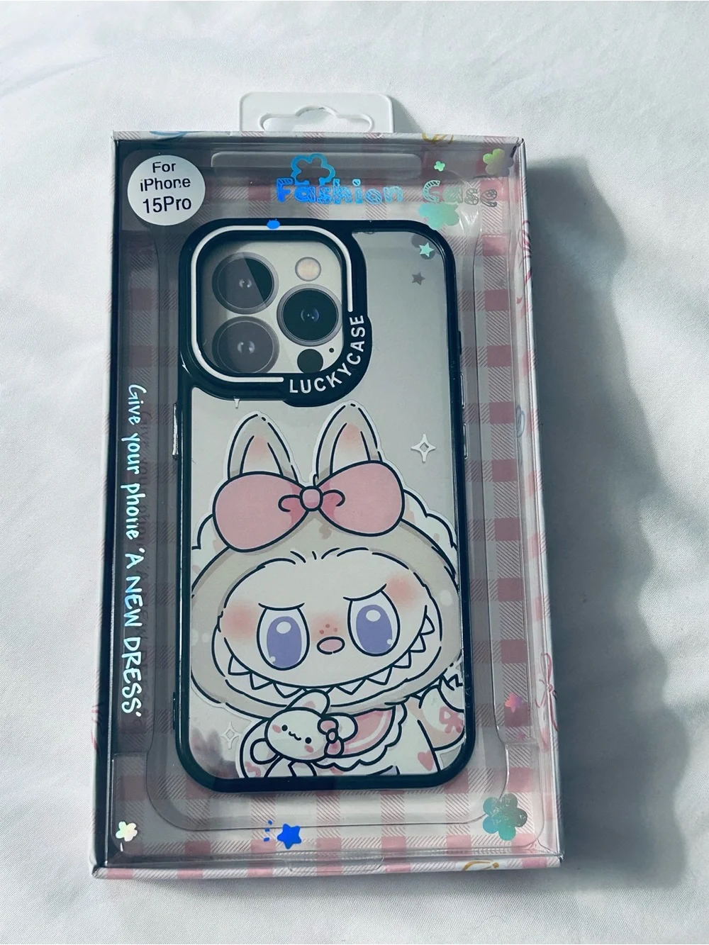 Labubu Character iPhone 15 Pro Case